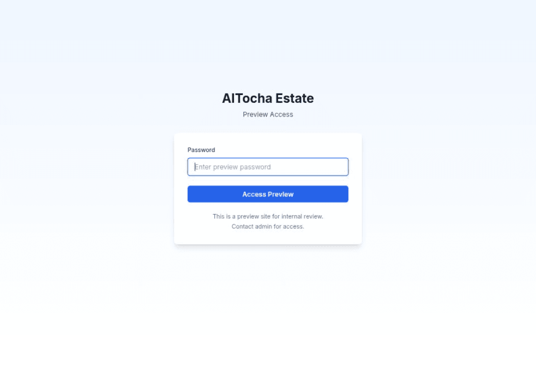 AItocha Estate screenshot