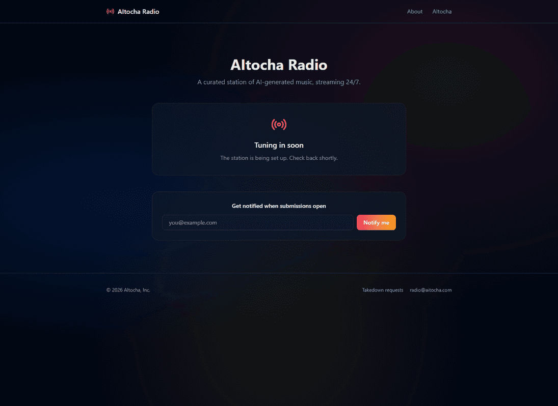AItocha Radio screenshot